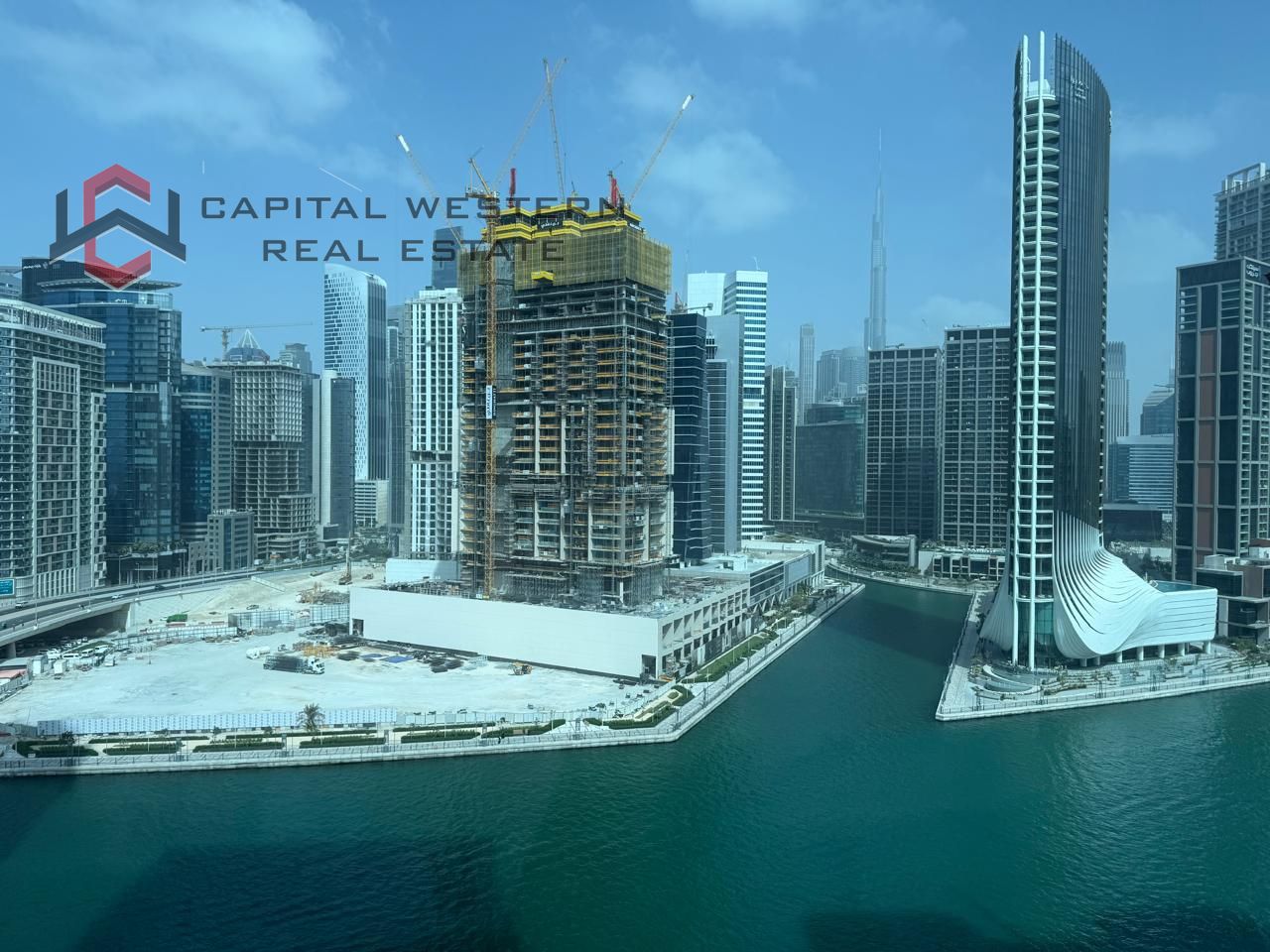 Burj Khalifa and Canal View | Raised Flooring