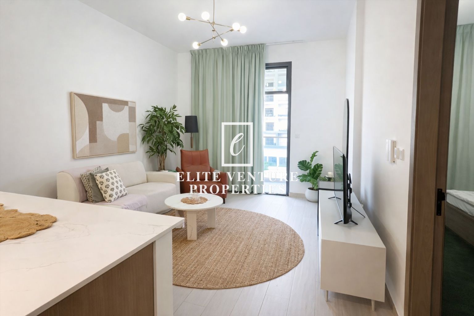 MODERN 1-BHK | FULLY FURNISHED | COMMUNITY VIEW
