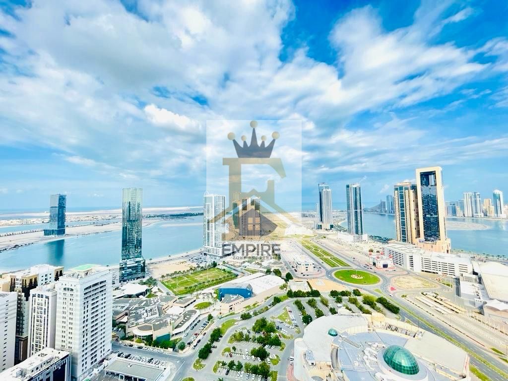 Full CV view with balcony wardrobe master room, big space gym pool free and kids play area exit Dubai