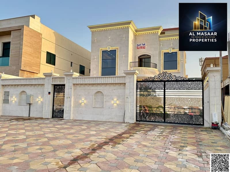 A rare investment and residential opportunity: A villa (residential/commercial) directly on the main road in Al Muwaihat - Ajman Modern design with a