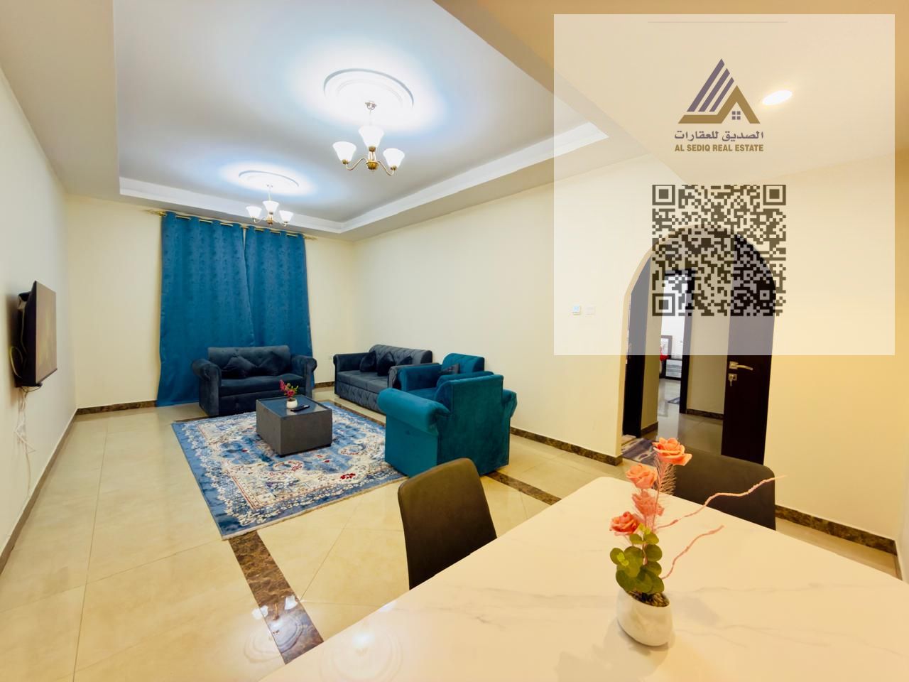 For monthly rent furnished one bedroom, living room, including all bills