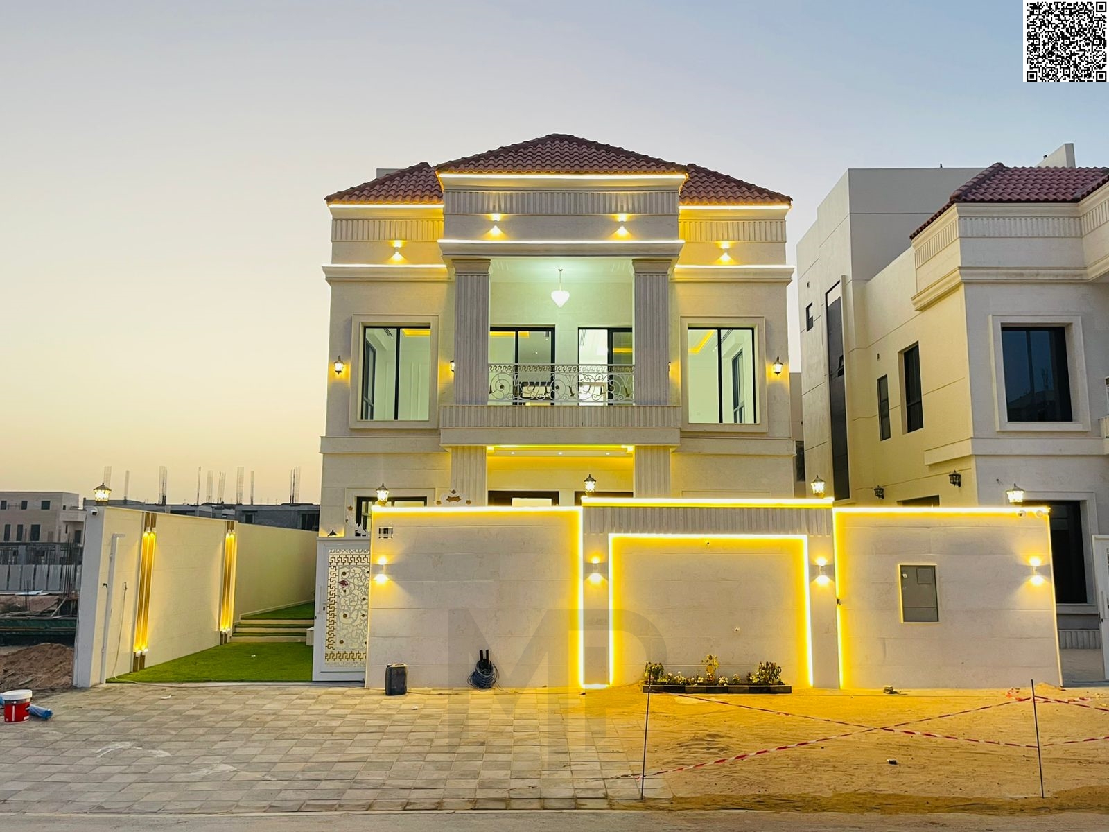 Villa with all registration and ownership fees included, ready to move in, in one of Ajman's most prestigious areas. Freehold ownership available to a