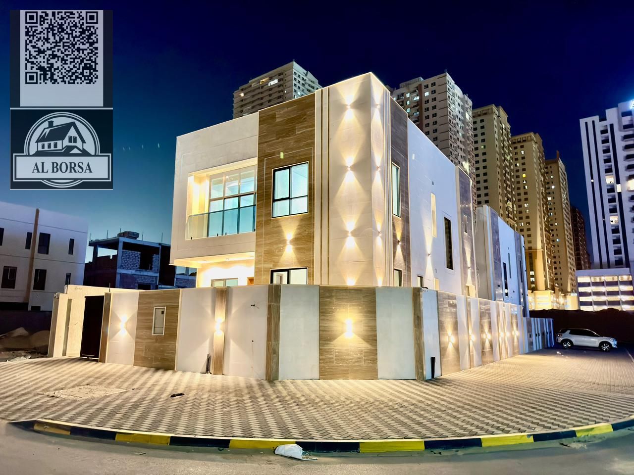 Corner villa in Al Amrah, Ajman | 4 bedrooms + Majlis + Living room + Maid's room | Freehold 1,700,000