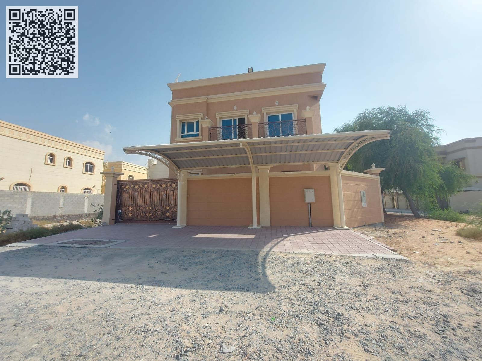Fully independent five master bedroom villa is available for rent in al helio ajman