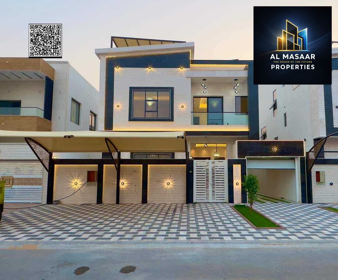 Villa for sale in the heart of Ajman, including registration and ownership fees,ac ready to move in, freehold ownership for all nationalities.