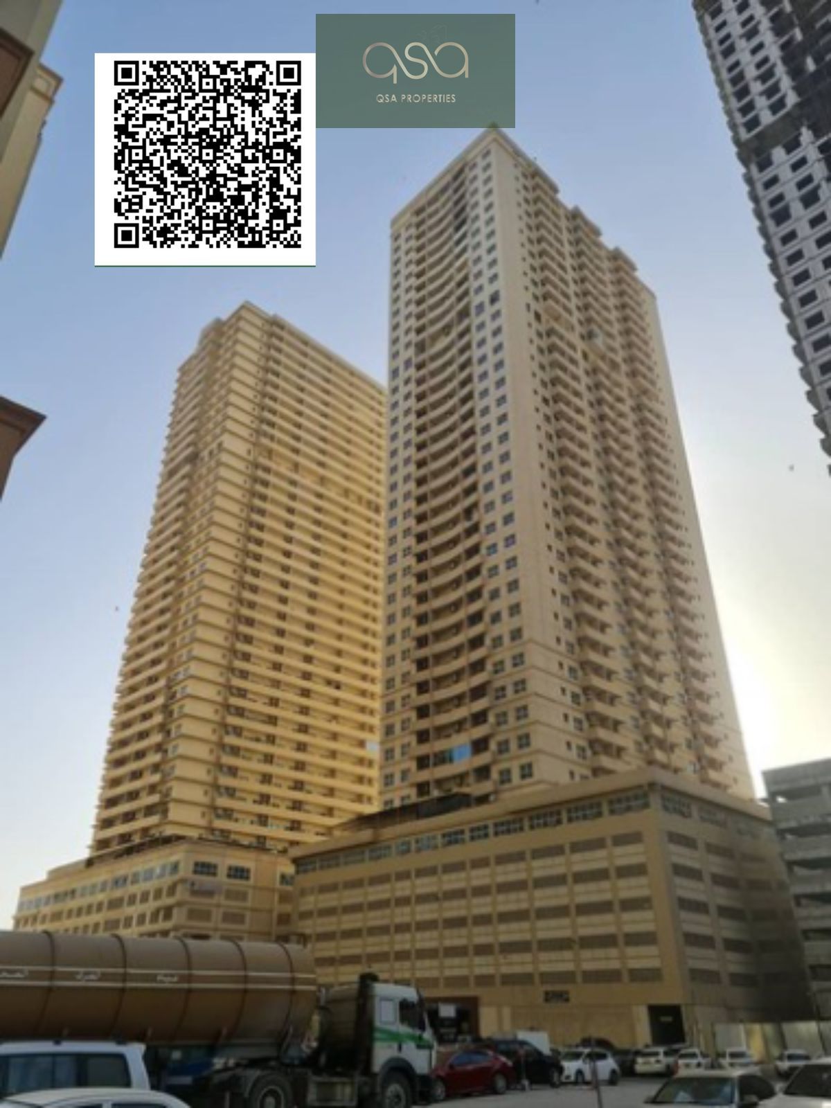 OPEN VIEW - 2BHK with 1 Parking for RENT in GOLDCREST DREAMS B EMIRATES CITY, AJMAN.