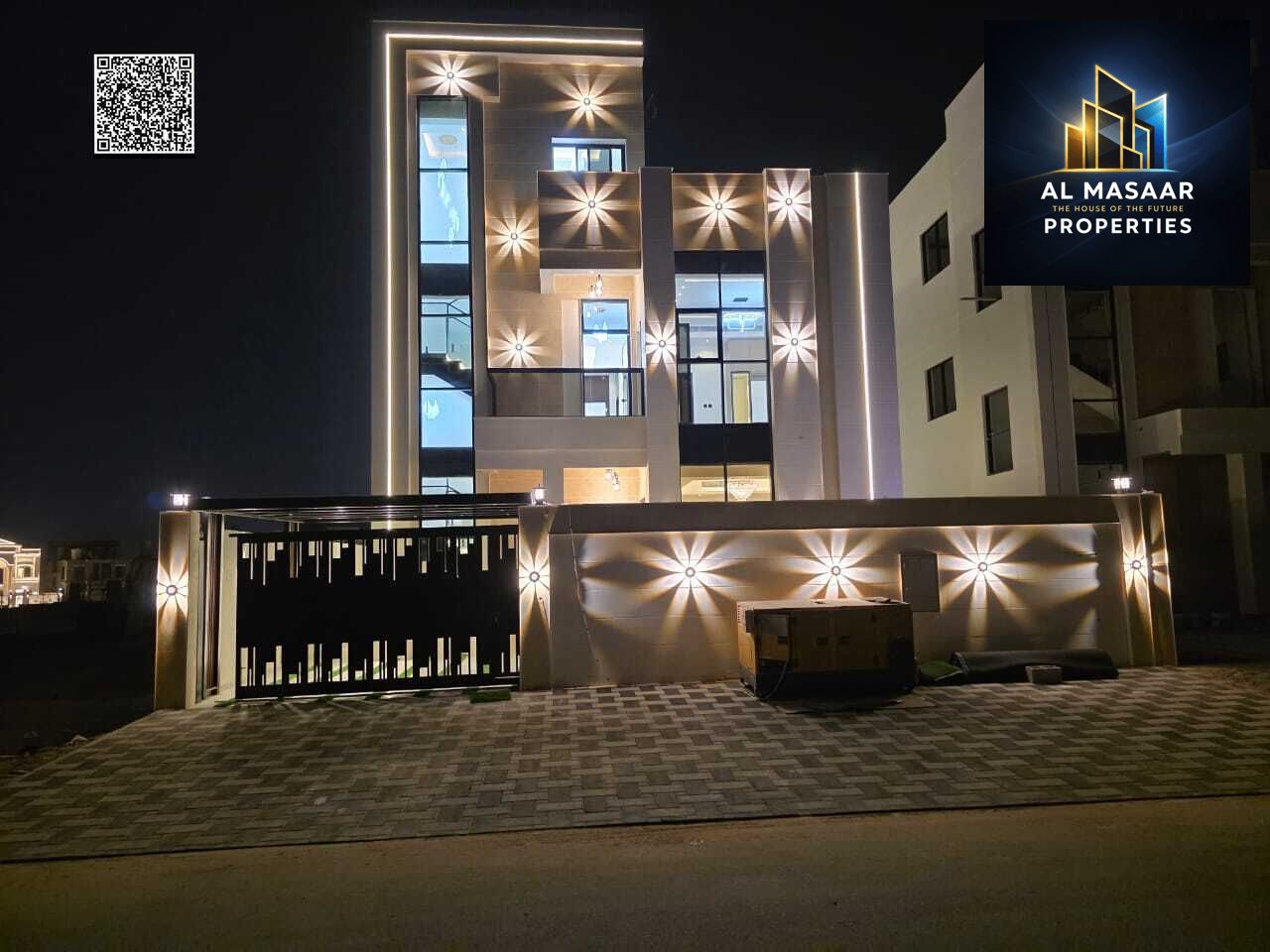 Villa for sale in the heart of Ajman, including registration and ownership fees, ready to move in, freehold ownership for all nationalities.