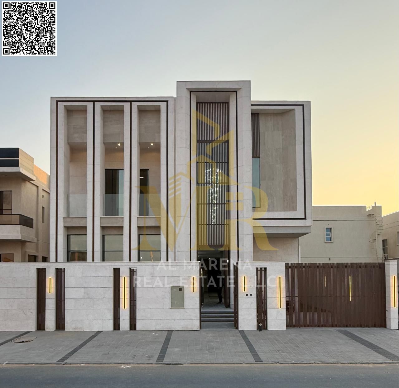 A villa with a price including AC installation fees on the main street, ready to move in, in the most prestigious areas of Ajman. Freehold ownership f