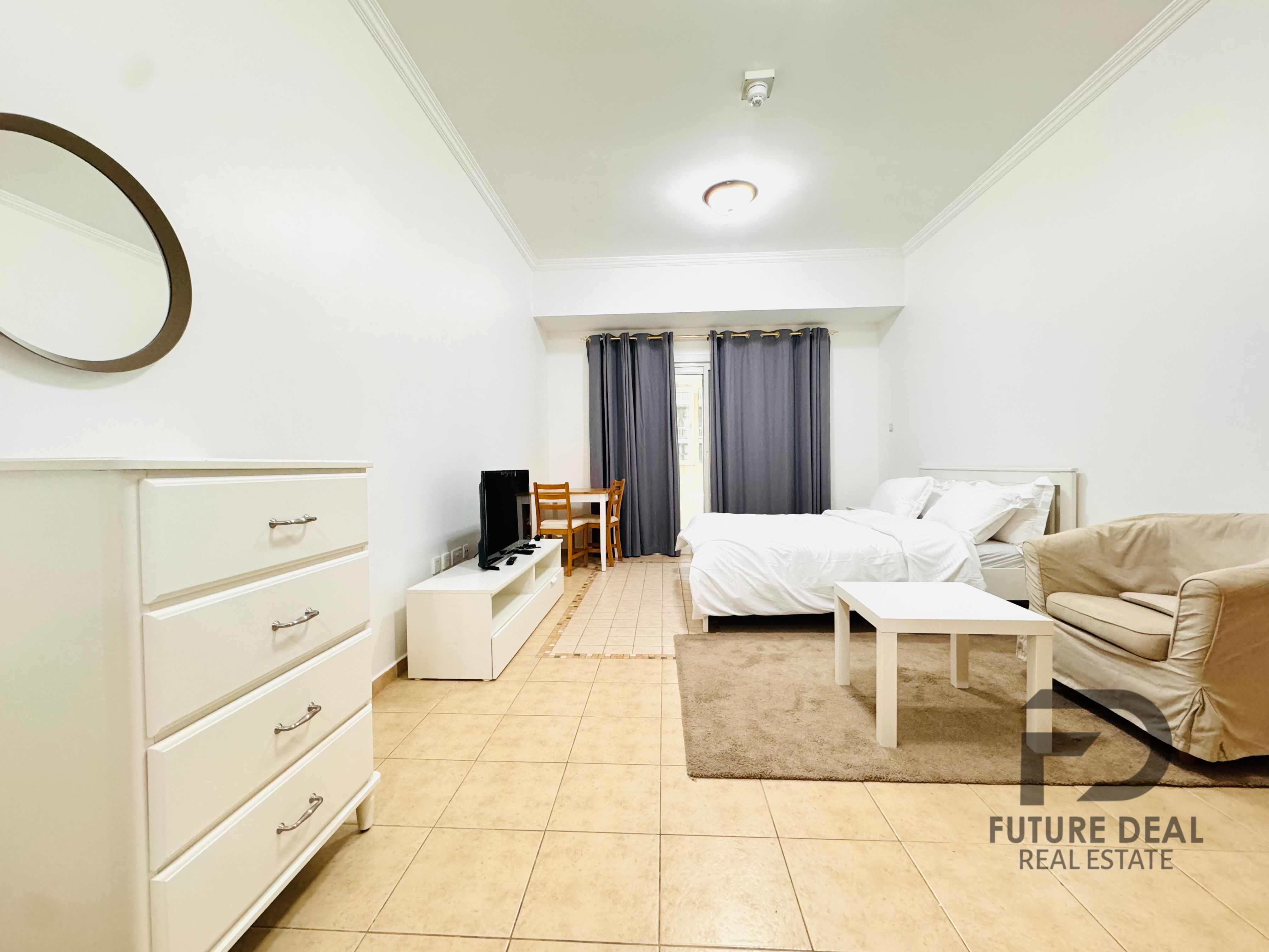 12 Cheques | Fully Furnished Studio Highly Maintained | Ready To Move In