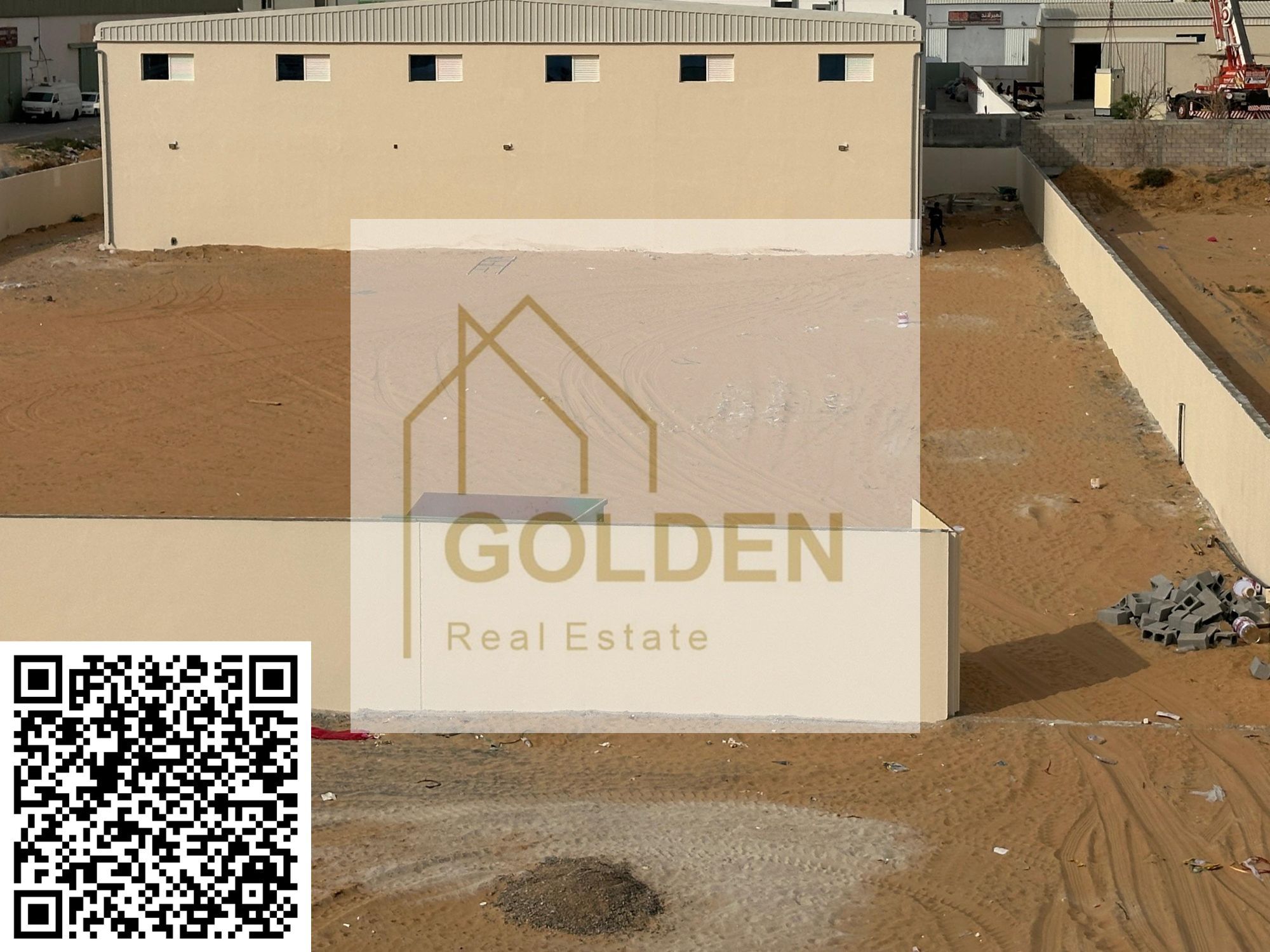 Spacious Open Yard with High Power Capacity 160kw – Ideal for Logistics, Storage, and Industrial Operations