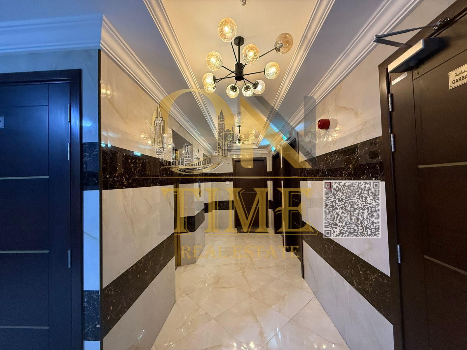Annual rental apartment in Ajman, Al Rawda 2 area, two bedrooms and a living room with