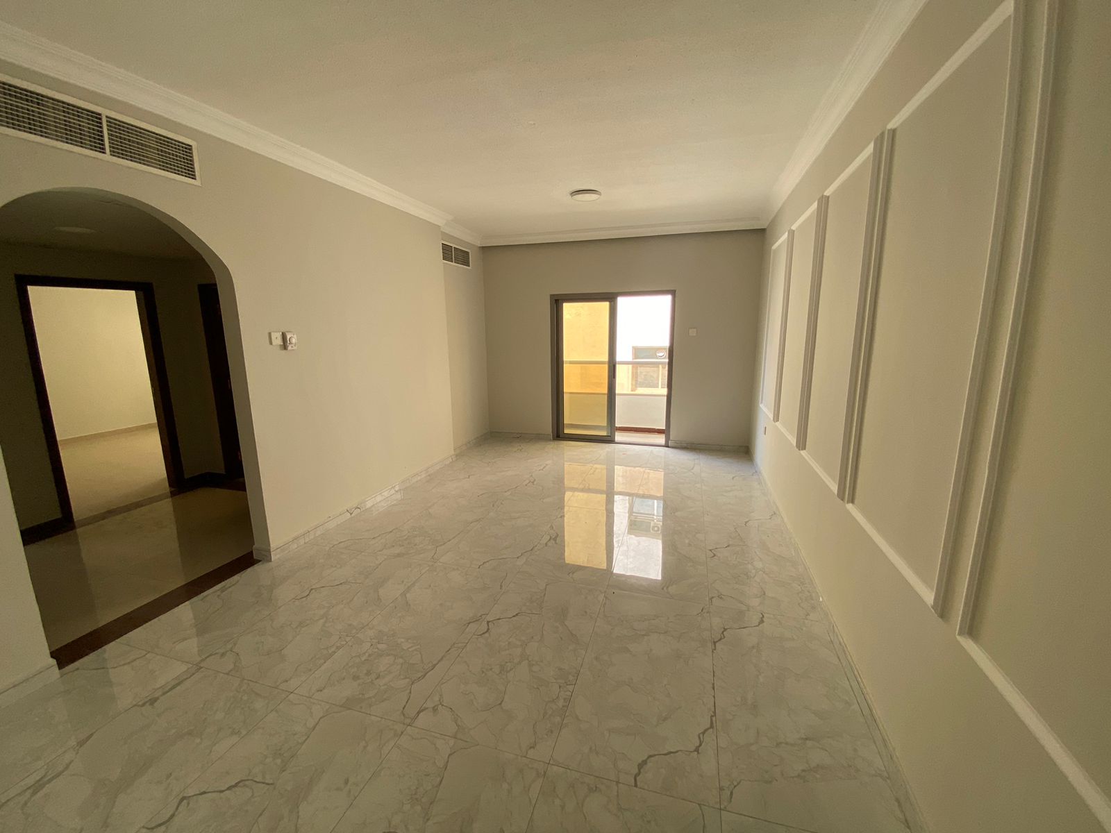 Two bedrooms and a living room, two bathrooms in Al Naeemiyah 1, behind Yasmin Al Sham and close to Al Hikmah School