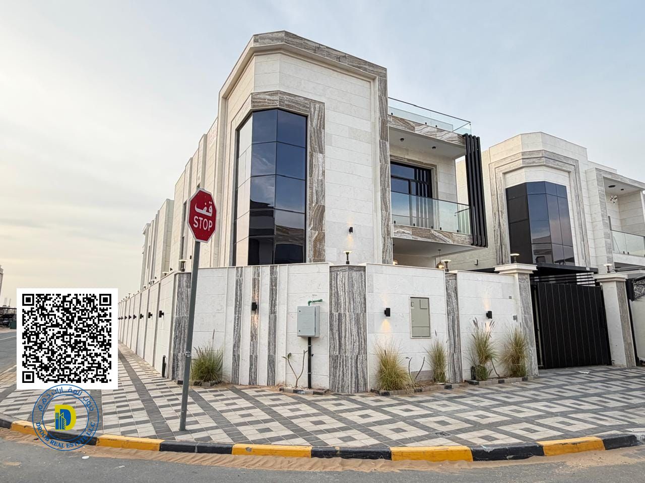Strategically located in Al Zahia area, a luxurious corner villa with 4 bedrooms on a main street.