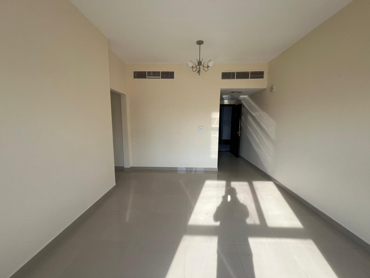 Luxury finishes 2BR + living in Abu Shagara | 1650 sqft | Central AC | Free parking | Built-in wardrobes | Free maintenance | Dubai exit