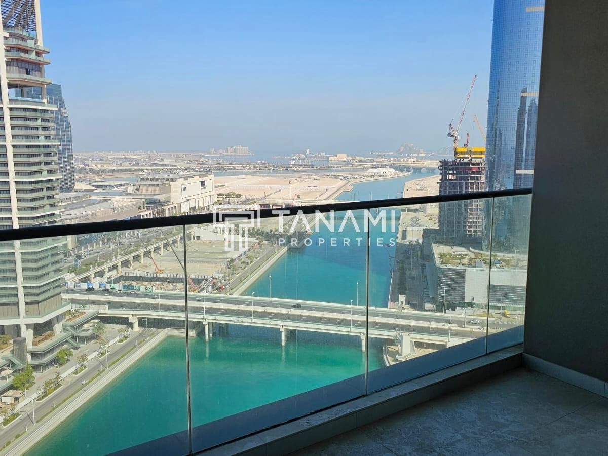 High Floor | Canal View | 2BR w Balcony | Vacant