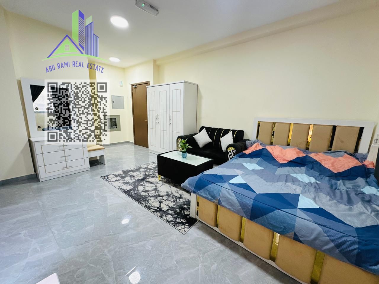 Studio - monthly rent - all inclusive - furnished - clean furniture