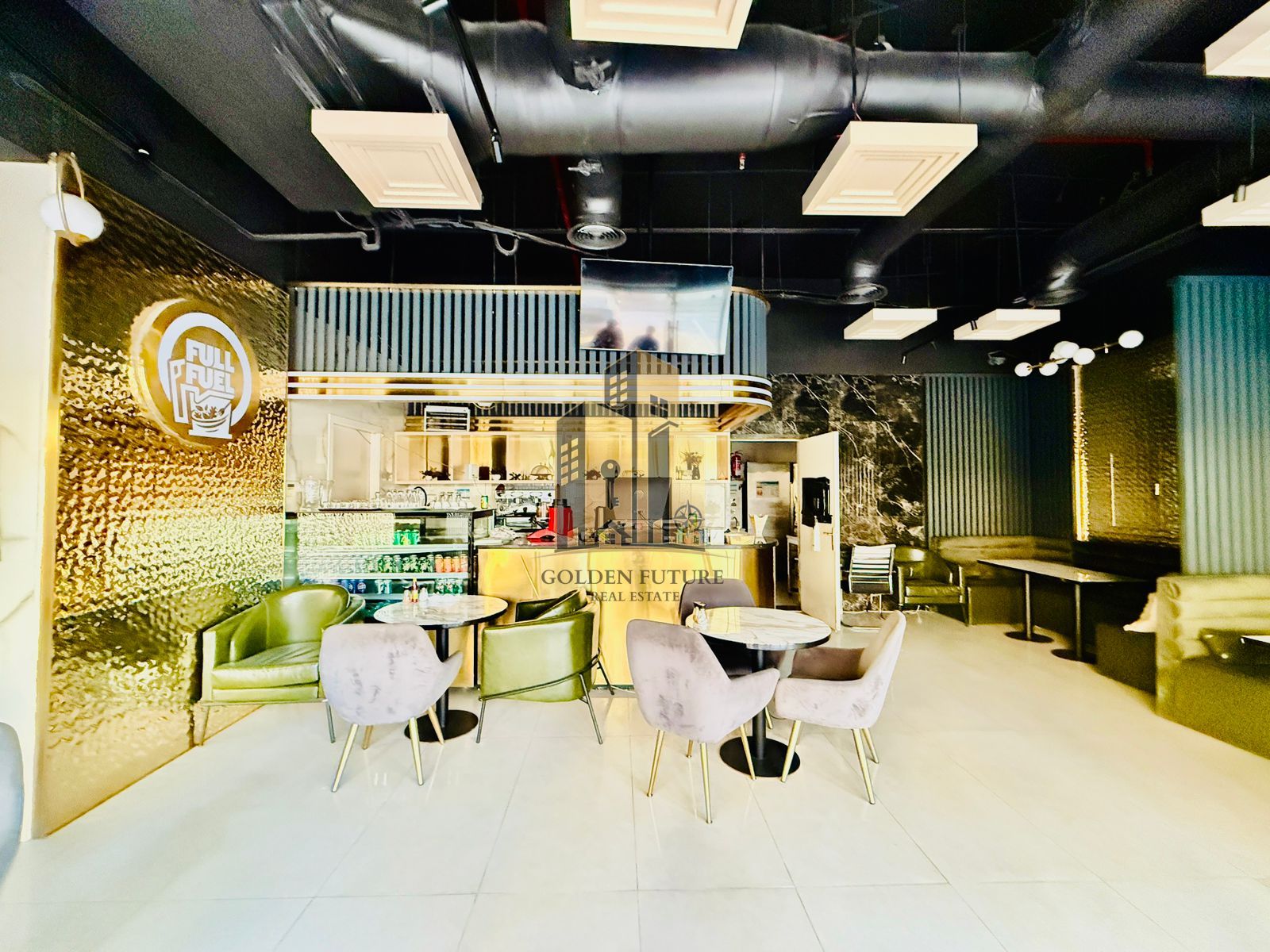 Fully Equipped 1,500 Sq. Ft. Commercial Kitchen & Modern Café for Rent – 190k/Year