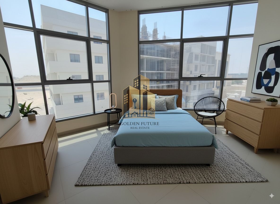 Glazed window | Modern 2 bhk | balcony in aljada sarab community