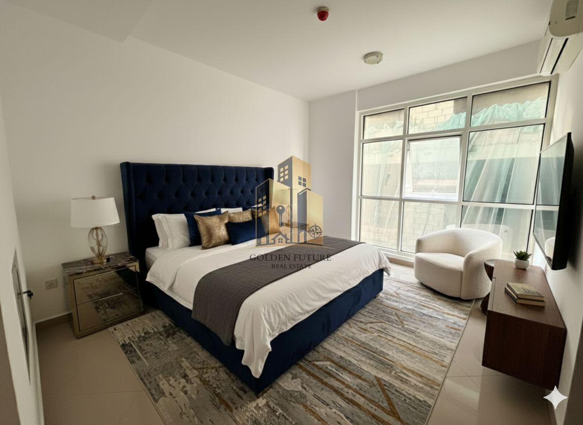 Only affordable studio apartment in lush building in sarab community aljada