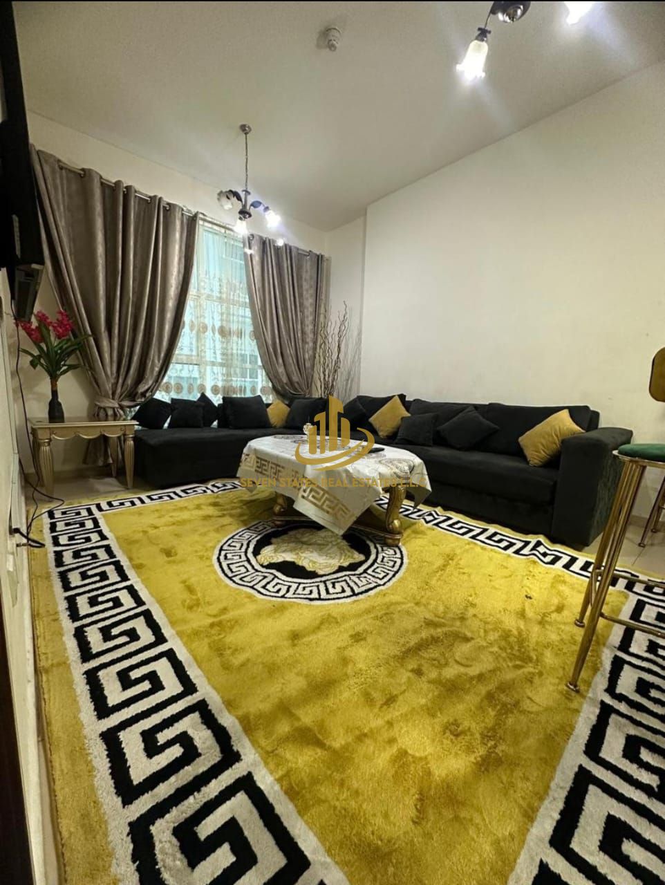 A golden opportunity to own a luxury apartment in the heart of Al Nuaimiya – Ajman, with parking, balcony, and furnishings
