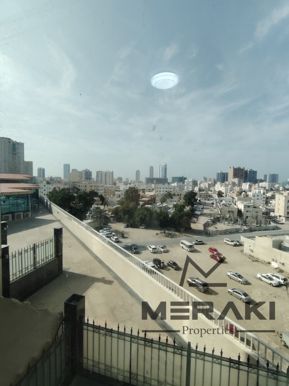 I live in the heart of Ajman in the luxurious Orient Towers, a one-bedroom apartment with a living room, covering an area of 1,120 sq ft, with a month