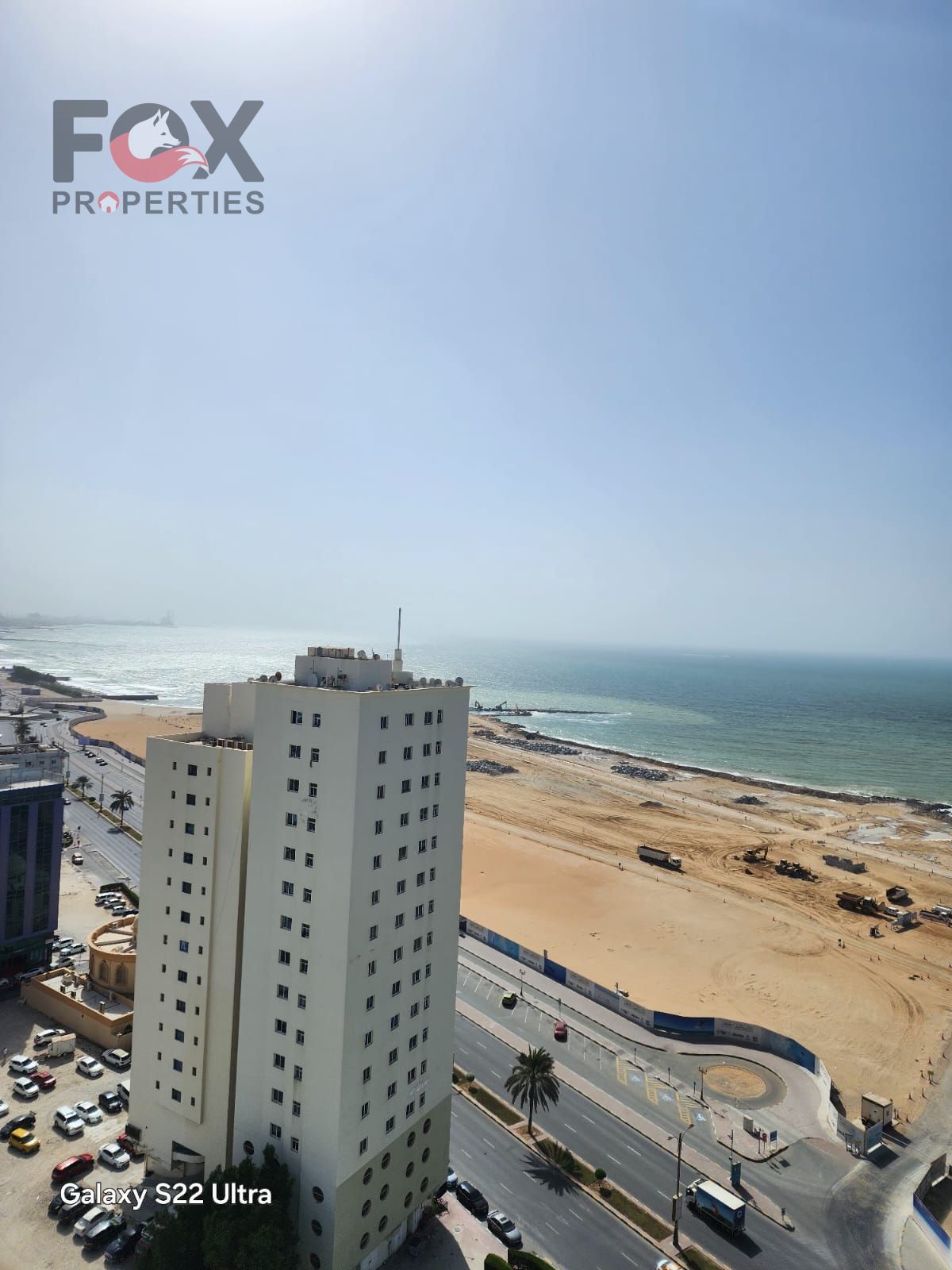 One bedroom apartment for rent directly on Ajman Corniche