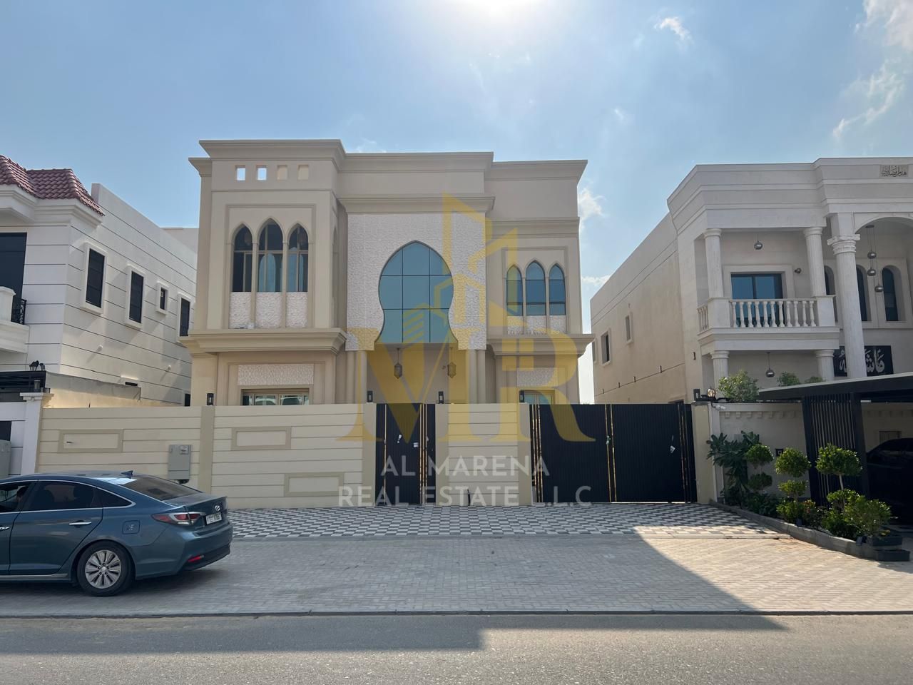 Seize the Opportunity | Luxurious 6-Bedroom Two-Story Villa with Rooftop Finishes in Al Alia, Ajman - Central Air Conditioning Seize the Opportunity