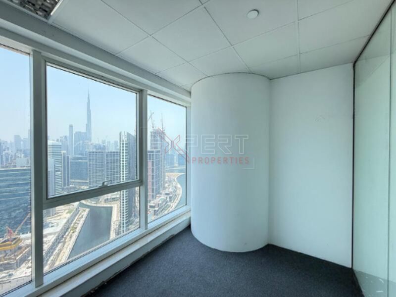 Burj & Canal View | Corner Unit | Waterfront Skyline Workspace