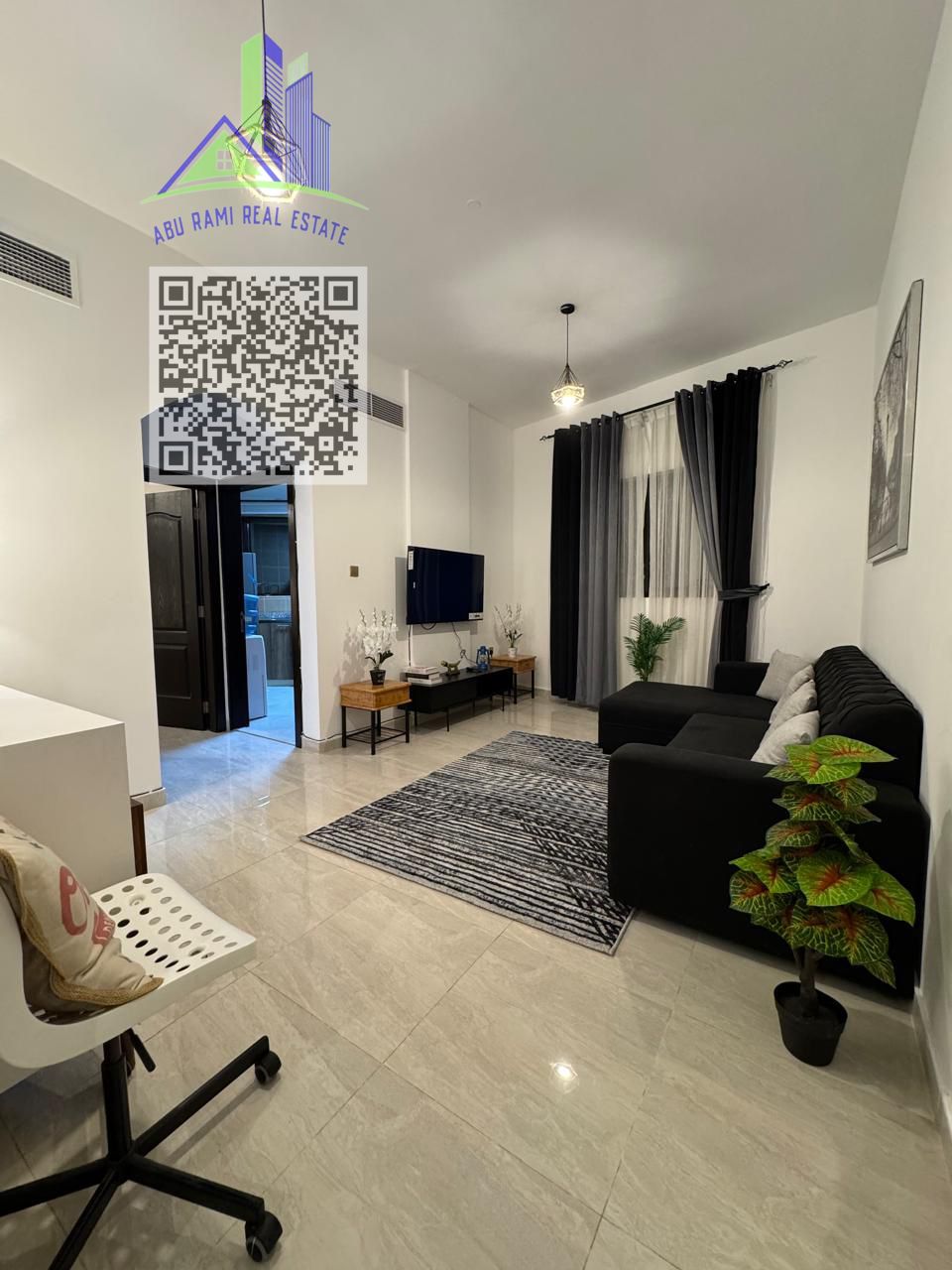 Furnished 1bhk apartment for monthly rent in Ajman , Al Rumaila 1 area
