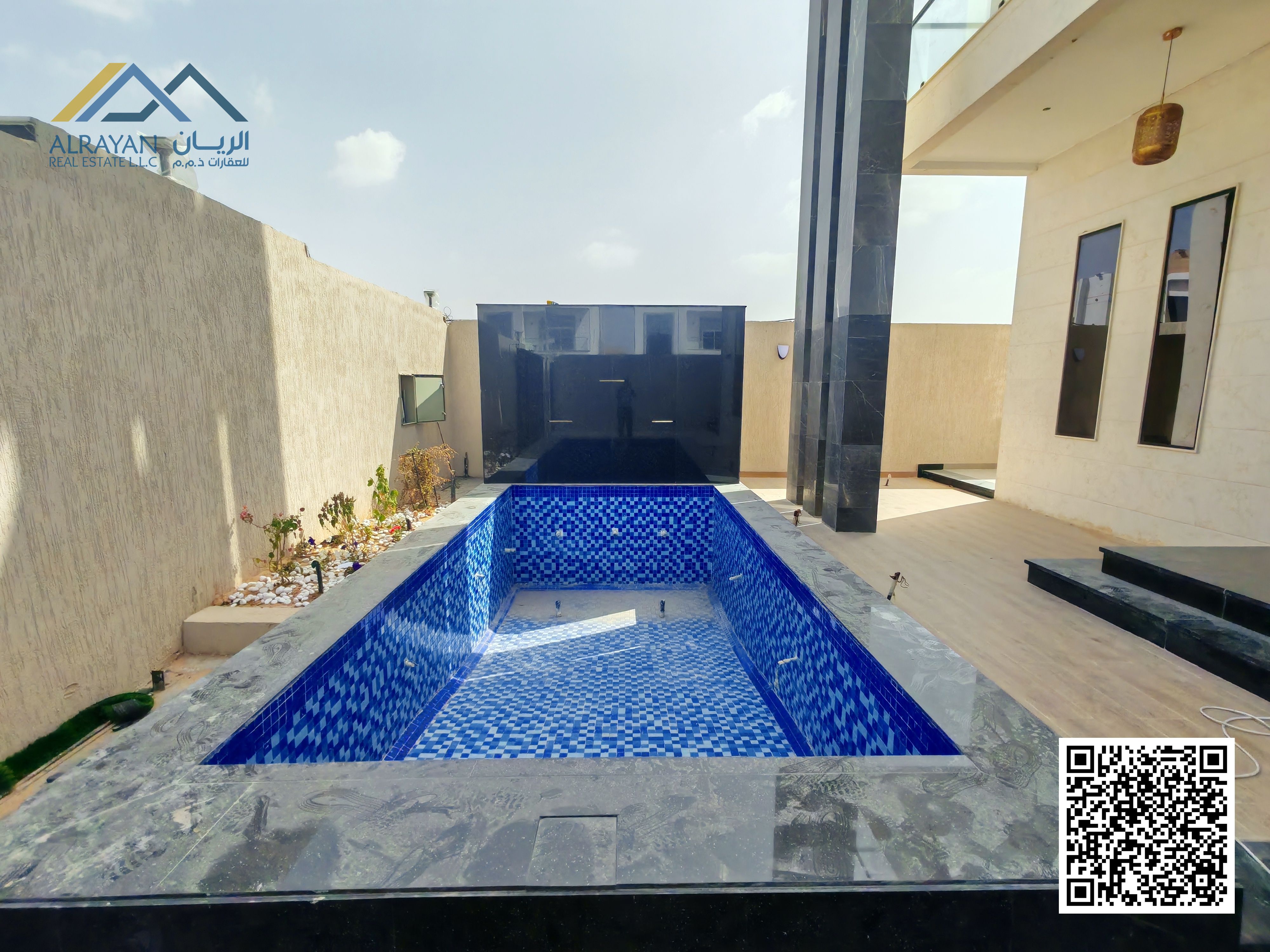 Luxury Column Villa with Pool in Al Zahya Ajman Opposite Services 100% Freehold All Fees Included