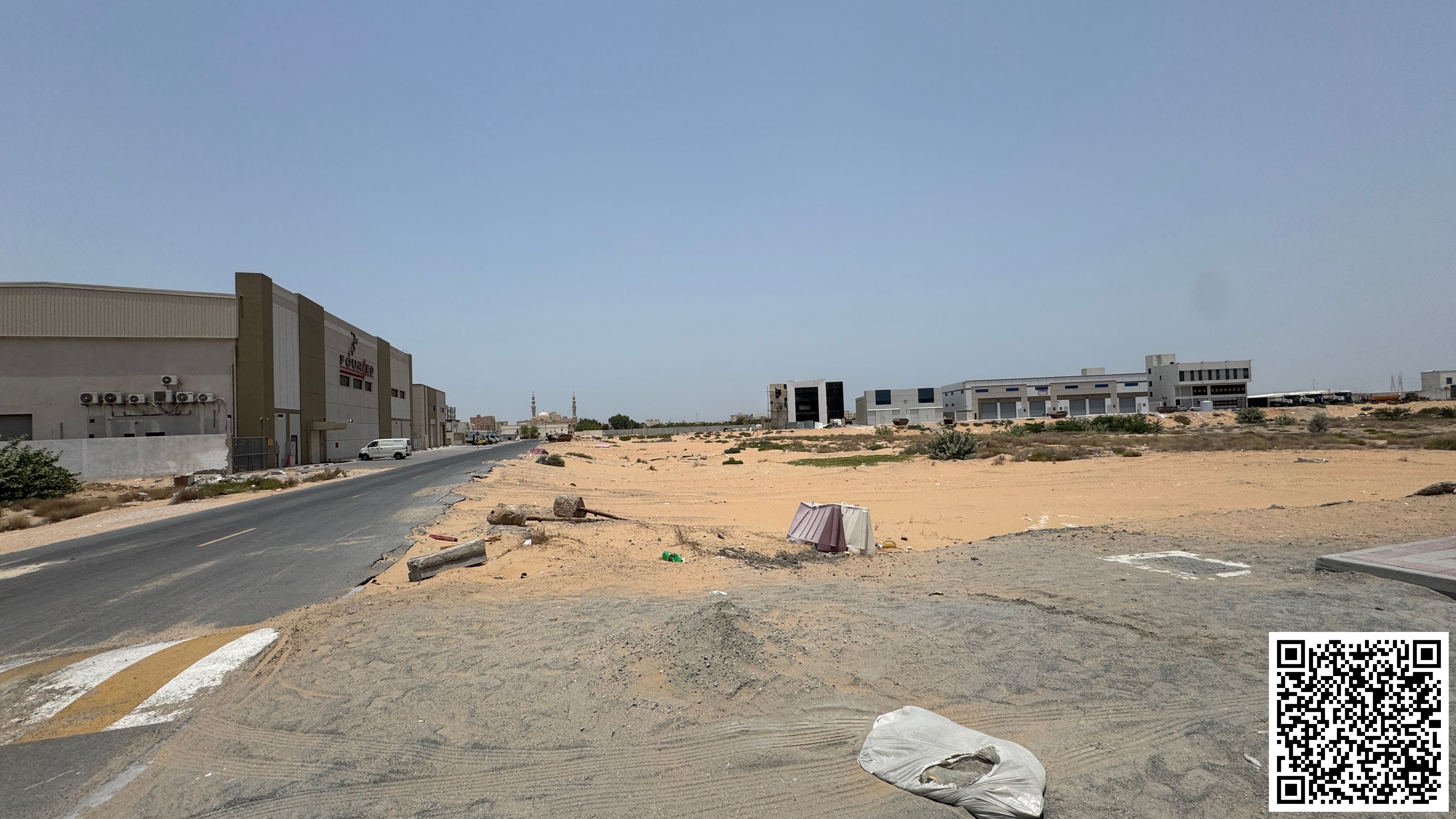 CORNER INDUSTRIAL PLOT FOR SALE AL JURF INDUSTRIAL AREA 2 AJMAN
