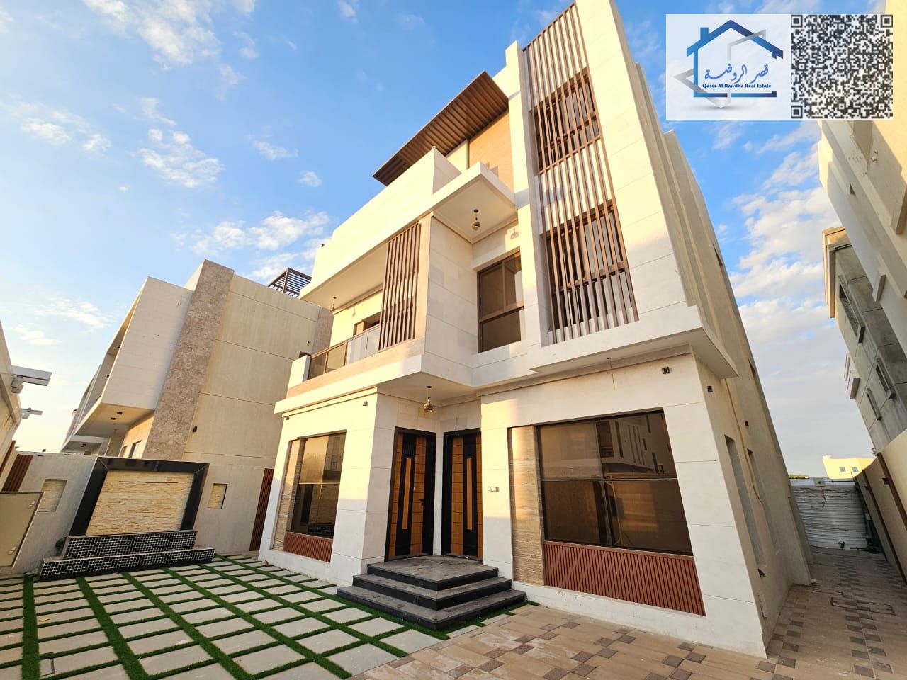 Villa for sale in Al Bahia - Ajman | 5 bedrooms | Two floors and a roof Excellent opportunity, fees included