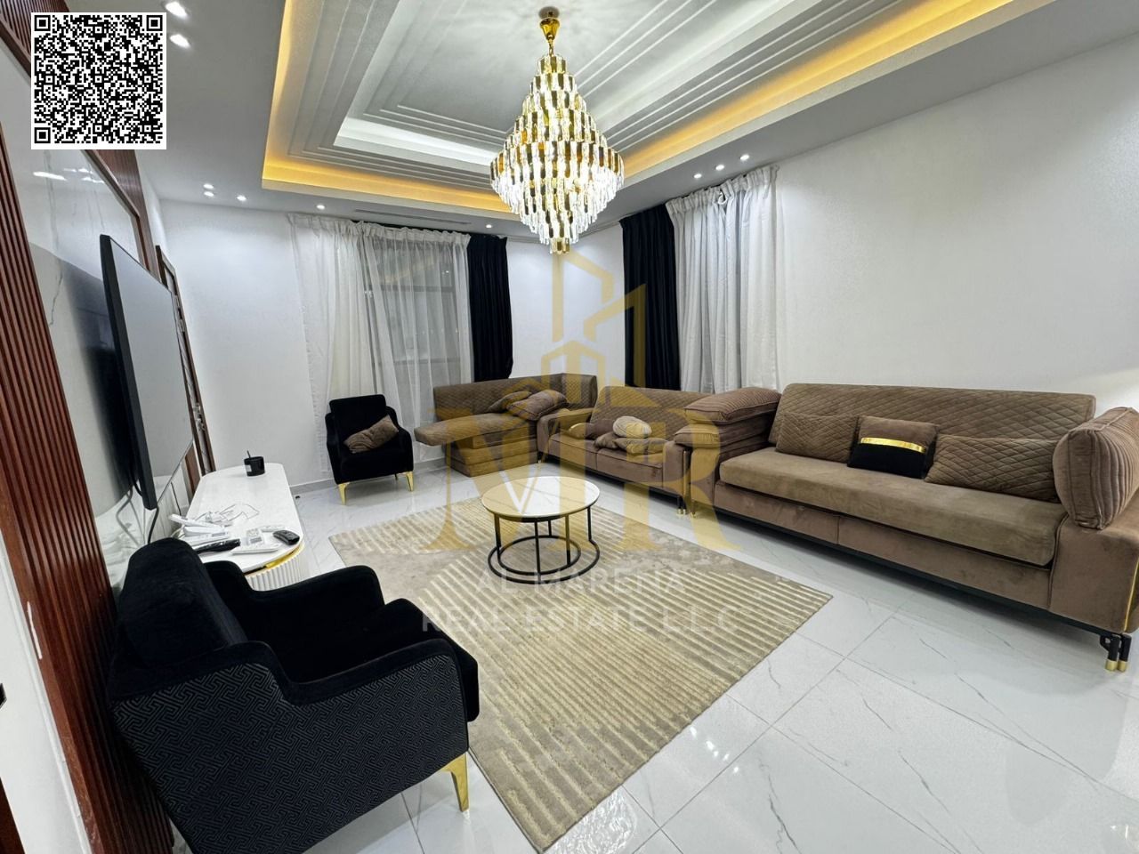 Villa for sale in Al Yasmin – 4 master bedrooms | Majlis and living room | Includes electricity, water and air conditioning
