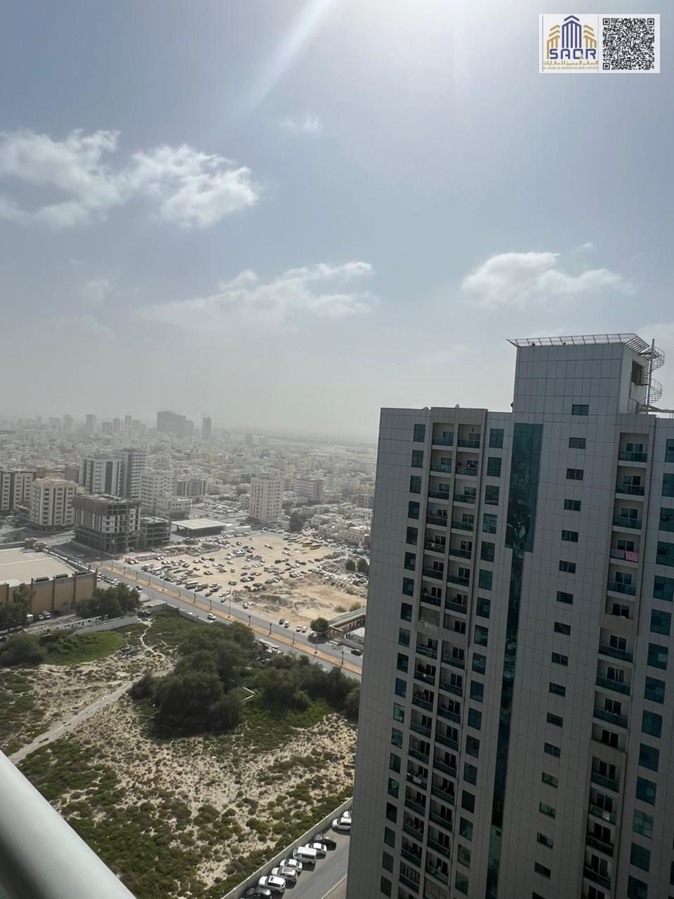One Bedroom Hall Apartment with Balcony Open View and Parking in Prime Tower Location
