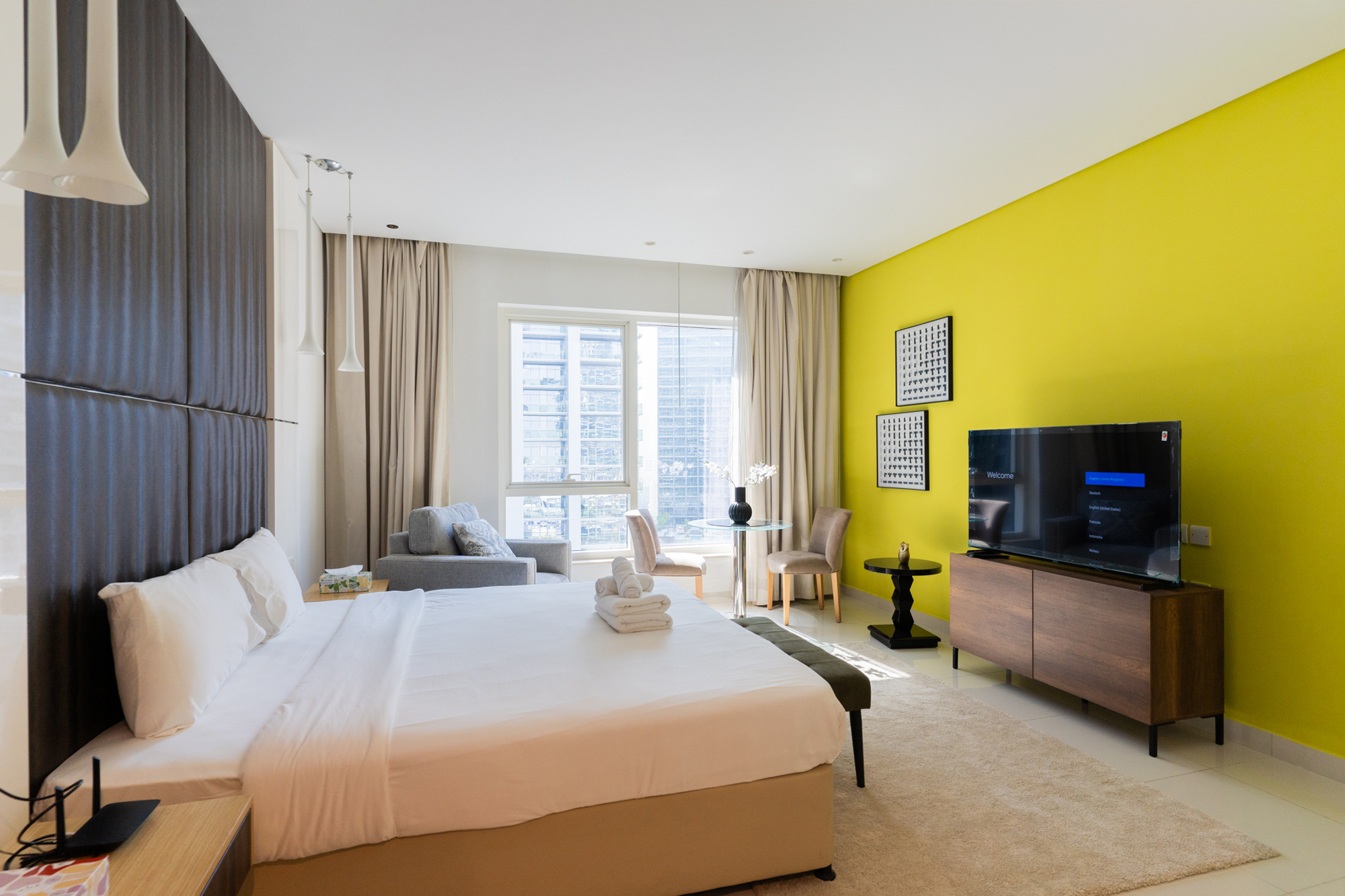 Fully Furnished | Spacious Studio in Hotel | Canal View