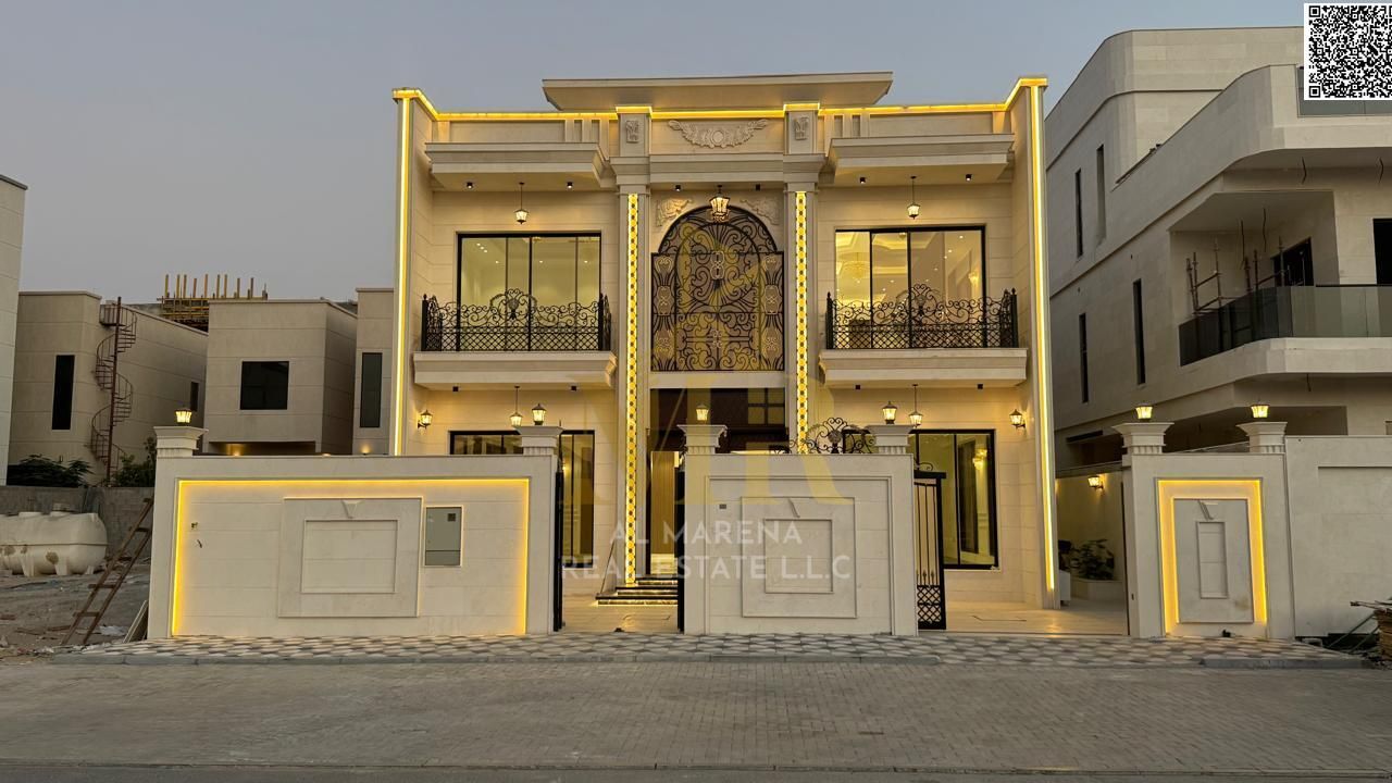 Luxury villa for sale in Al Alia, featuring a luxurious design and complete with air conditioning. Direct from the owner with a special discount for c