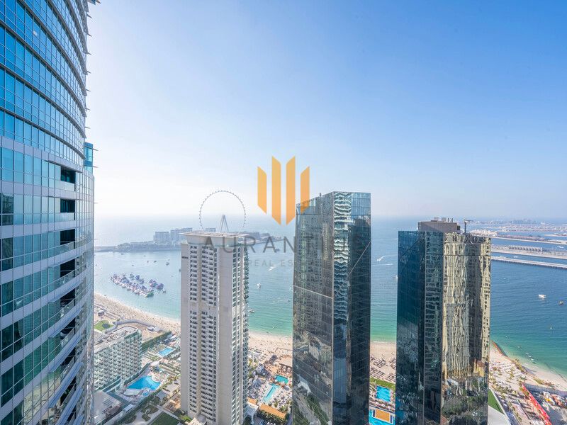 Full Sea and Ain Dubai View|High Floor|Huge Layout