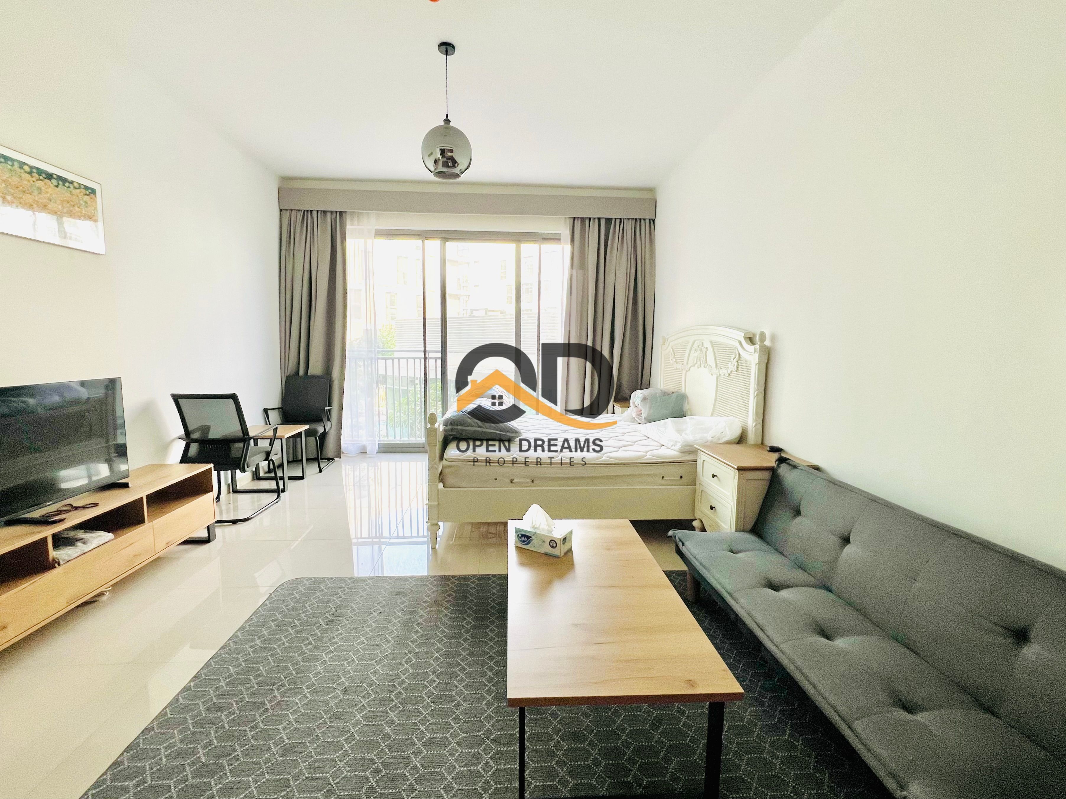 Brand New Fully Furnished Studio | Pool View | Modern Living in Uptown Al Zahia – Woroud Building
