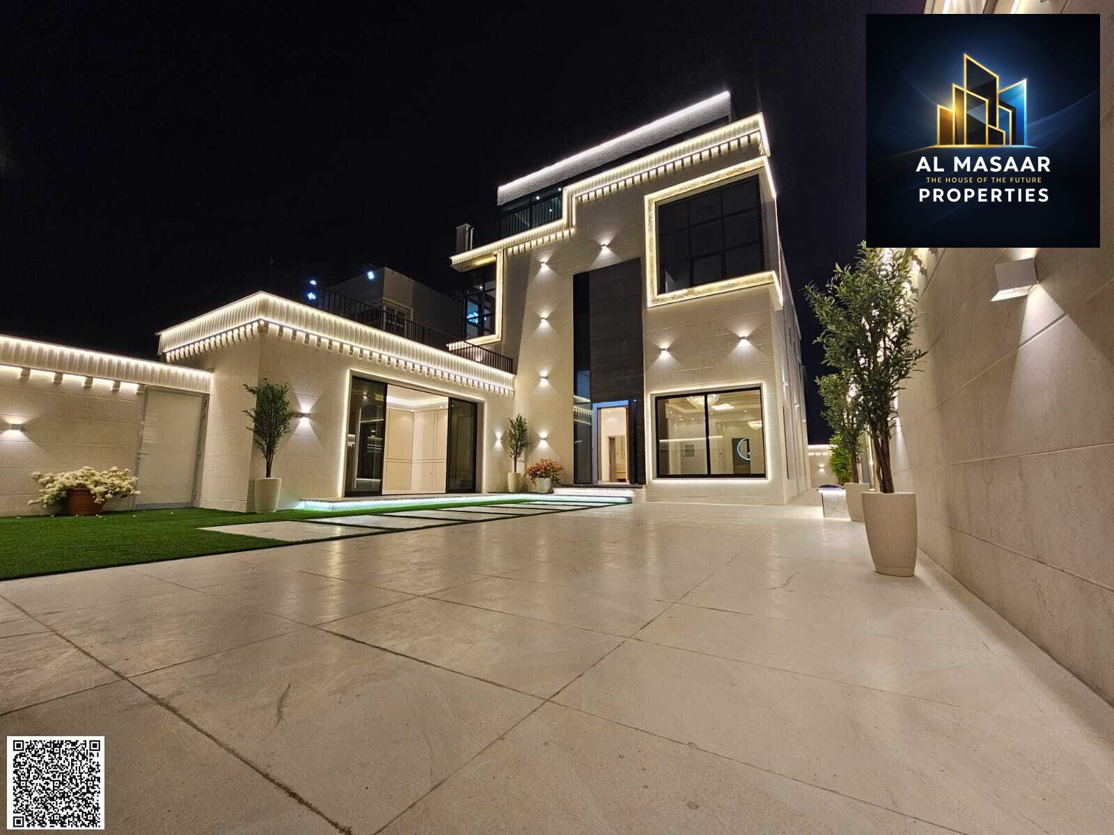 Own a villa with a custom finish, two floors, a roof, an external annex, and a garden, at a price that includes electricity, water, and air conditioni