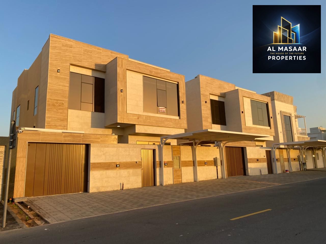 Luxury villa with electricity, water, and air conditioning, opposite Al Qabail Mall. Free front setback for all nationalities. Special price.