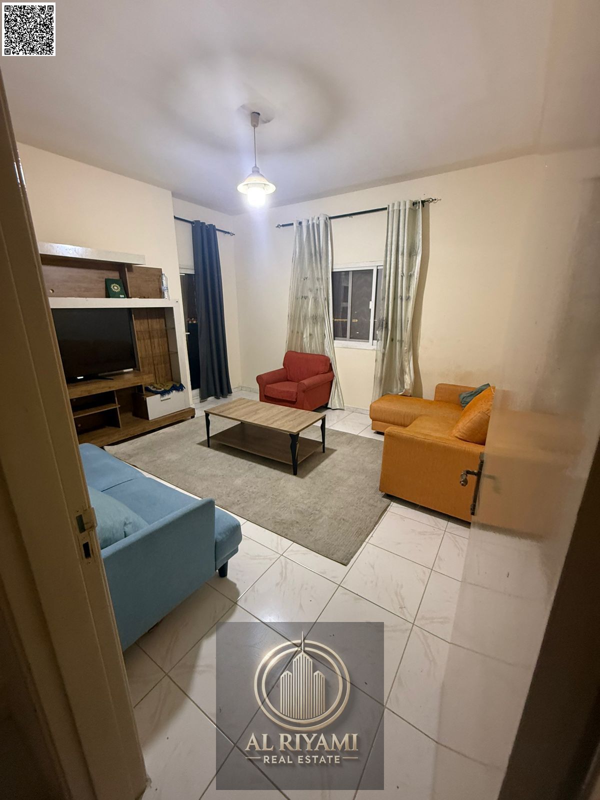 Furnished 1BHK Apartment Rent Al Muheiri Tower Ajman
