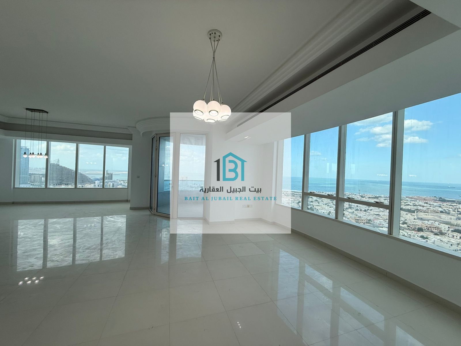 Luxury Apartment for Sale in Blue Tower – Al Khan, very spacious and practical layout Direct open sea view