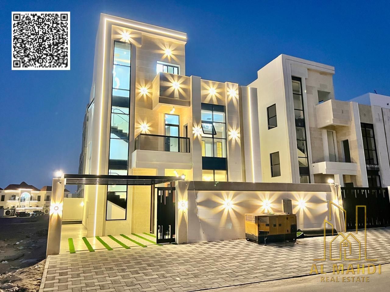 For Sale: A luxurious villa in Helio 2, three floors. The price includes air conditioning, registration fees, and ownership transfer. The villa is fre