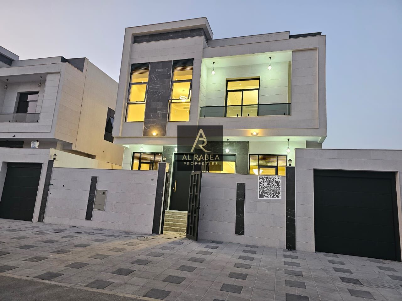 Hello Two villas next to each other for sale Direct from the owner in Al Bahia *5 master bedrooms *Includes central air conditioning (machines are ava