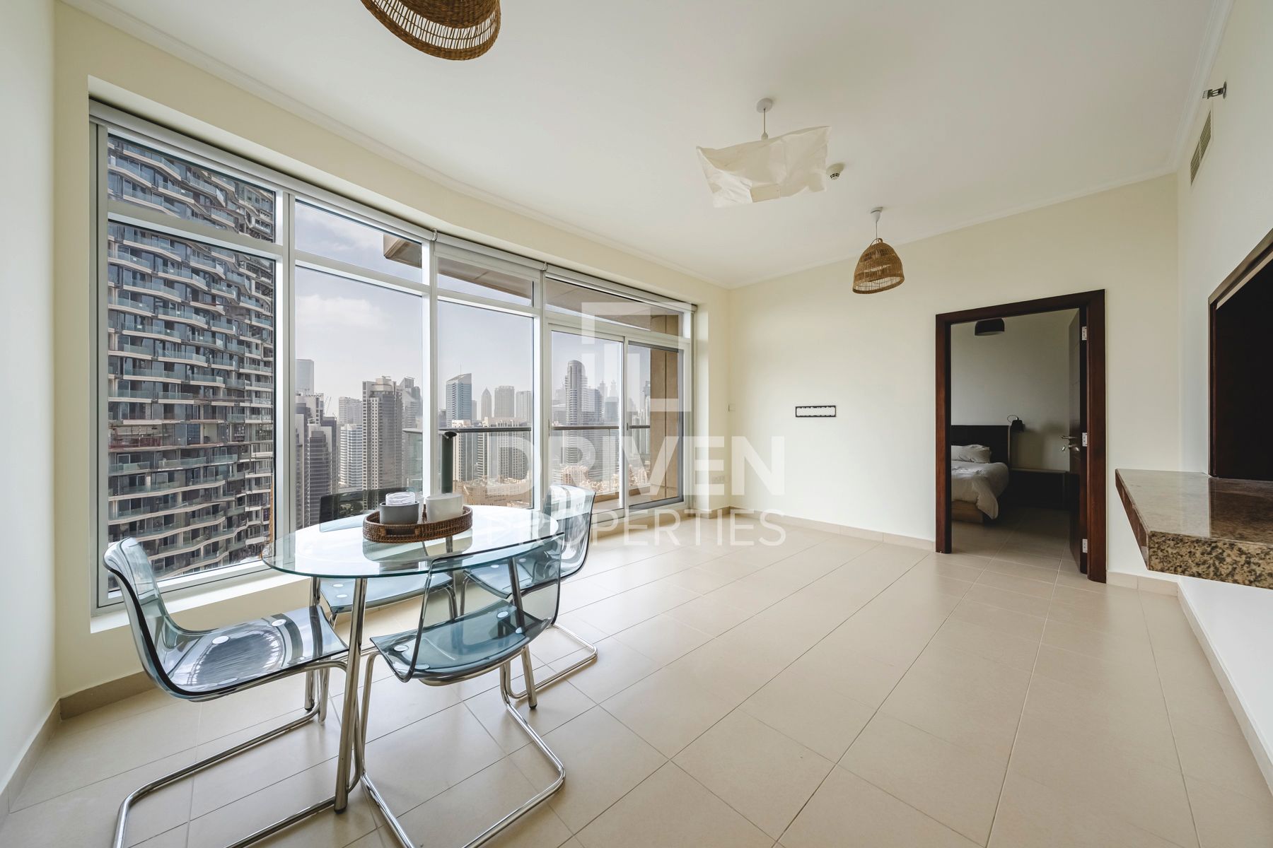 High Floor | Additional Powder Room | Furnished