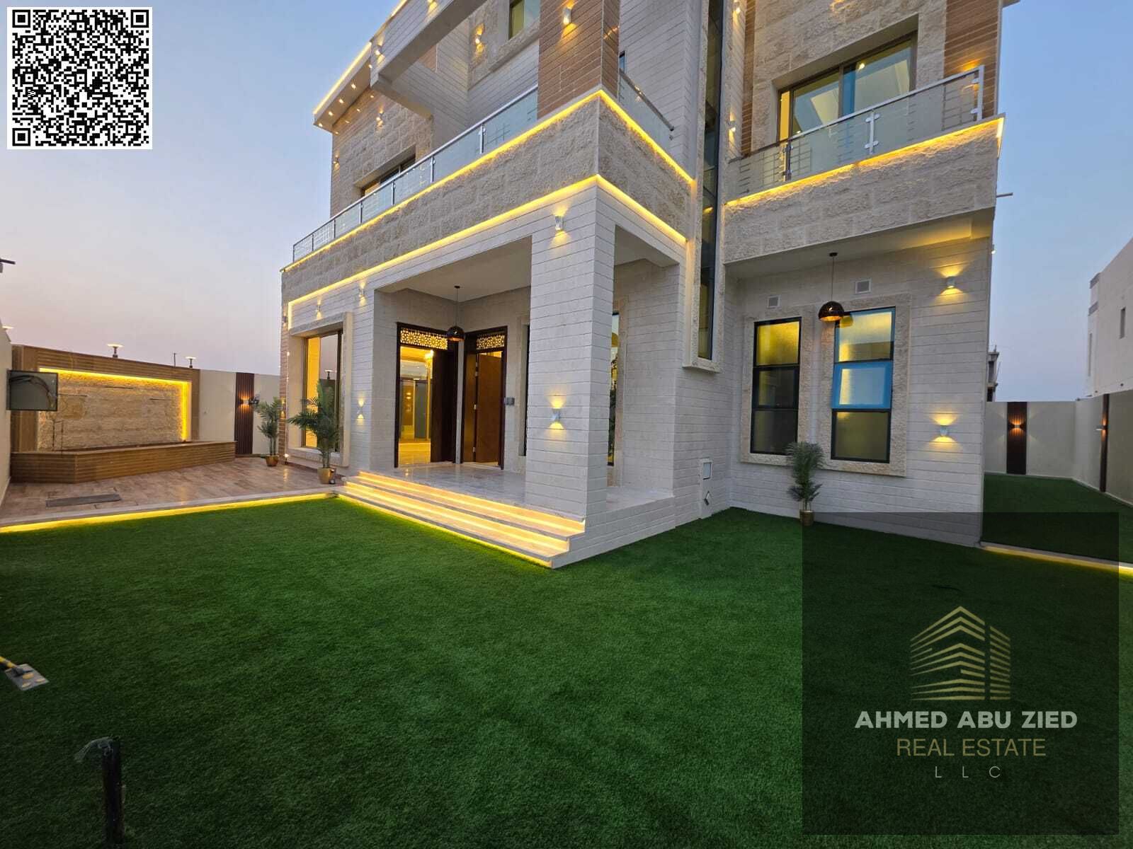 The Most Luxurious Villa in Ajman – Al Yasmeen | First-Tenant Villa | 5 Master Bedrooms + Maid’s Room | High-End Finishing | Flexible Payments