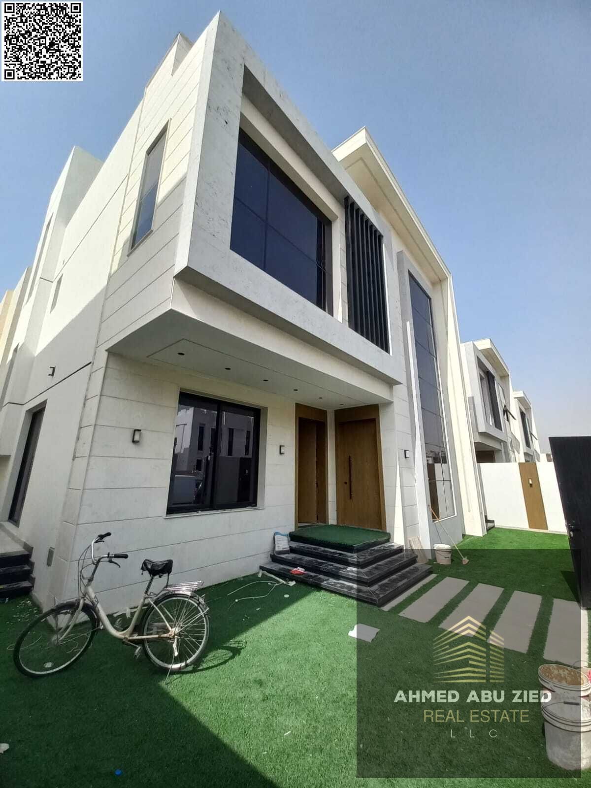Luxury Villa in Al Zahya | 5 Master Bedrooms | Spacious Majlis & Hall | Main & Prep Kitchens | Maid’s Room | Private Pool | Roof | Central AC