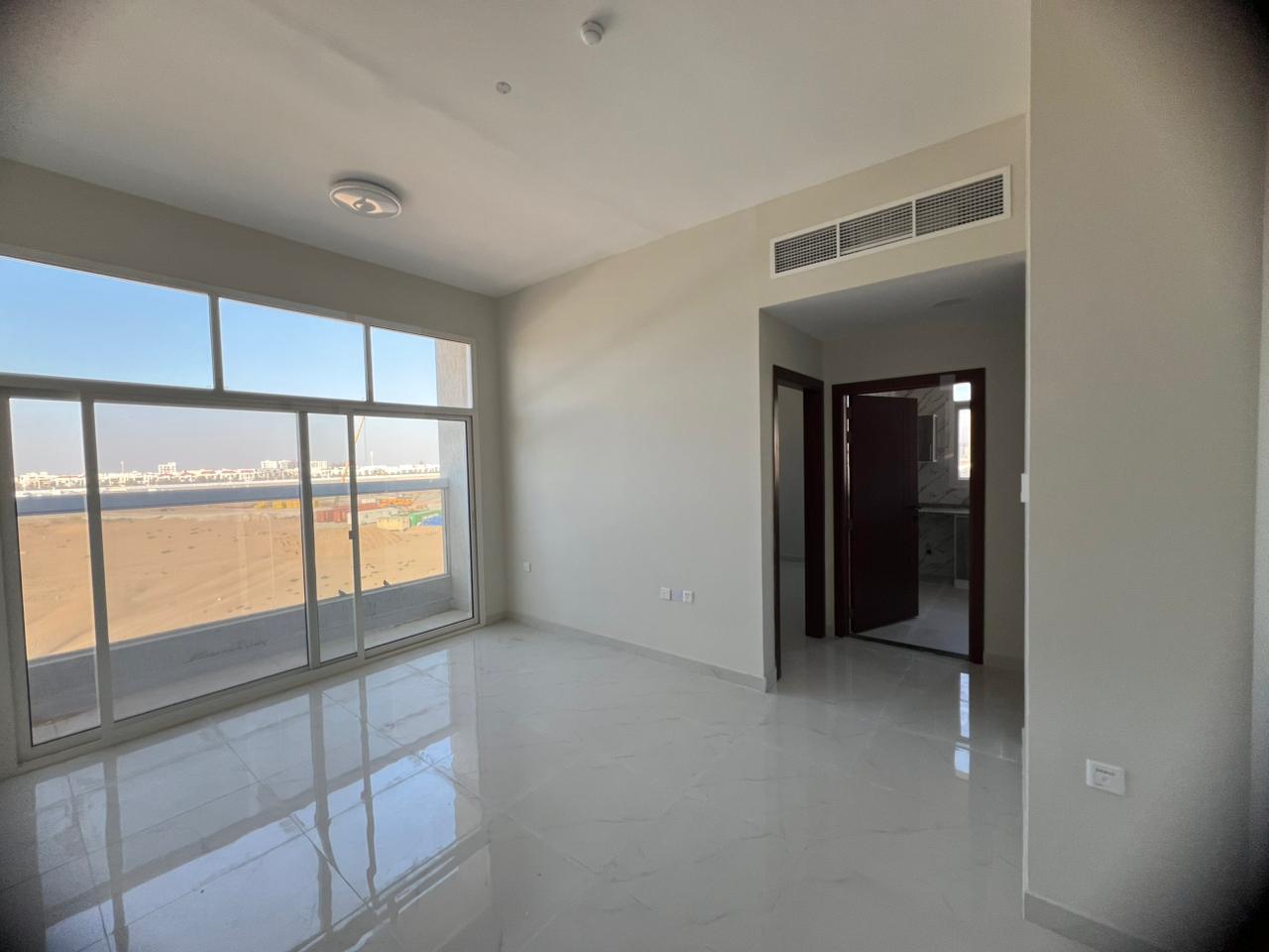 Two bedrooms and a living room, first occupant in Al Yali, directly opposite the Tiger project, one bathroom, near the Mohamed Bin Zayed exit.