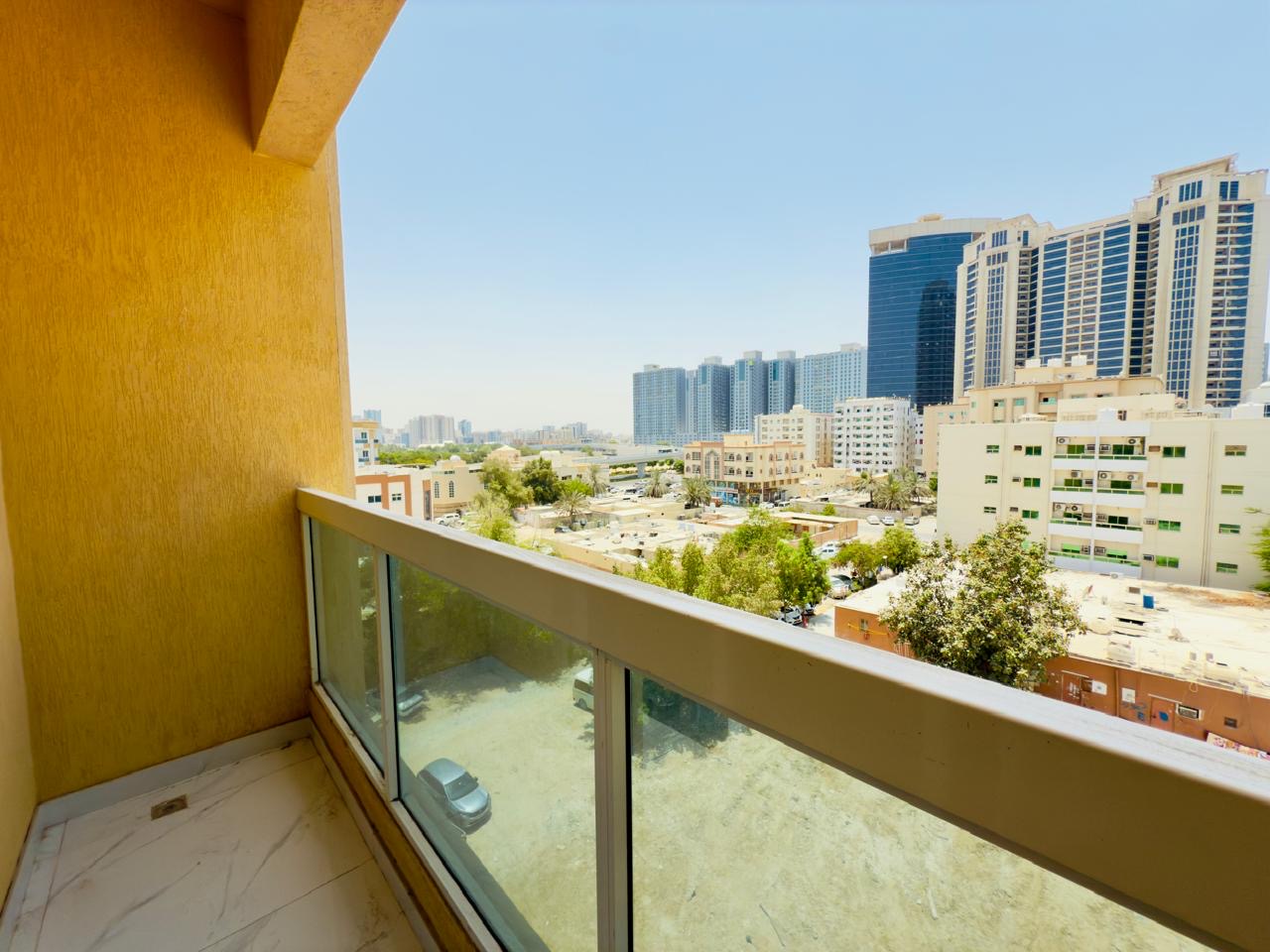 "One bedroom and living room with new furnishings (a steal) in Al Rashidiya 3 | Includes bills and internet | Behind Grand Mall"