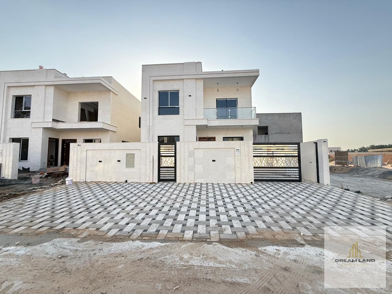 Including registration fees, Amazing villa, consists of 4 master bedrooms with built in wardrobes and 2 reception halls, now for sale in upscale area,